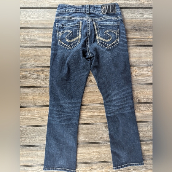 Silver Suki Fluid Denim Capris Size 26 - Picture 1 of 10